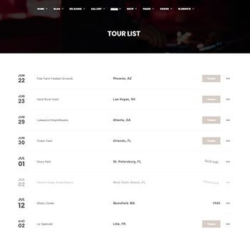 tour-lists